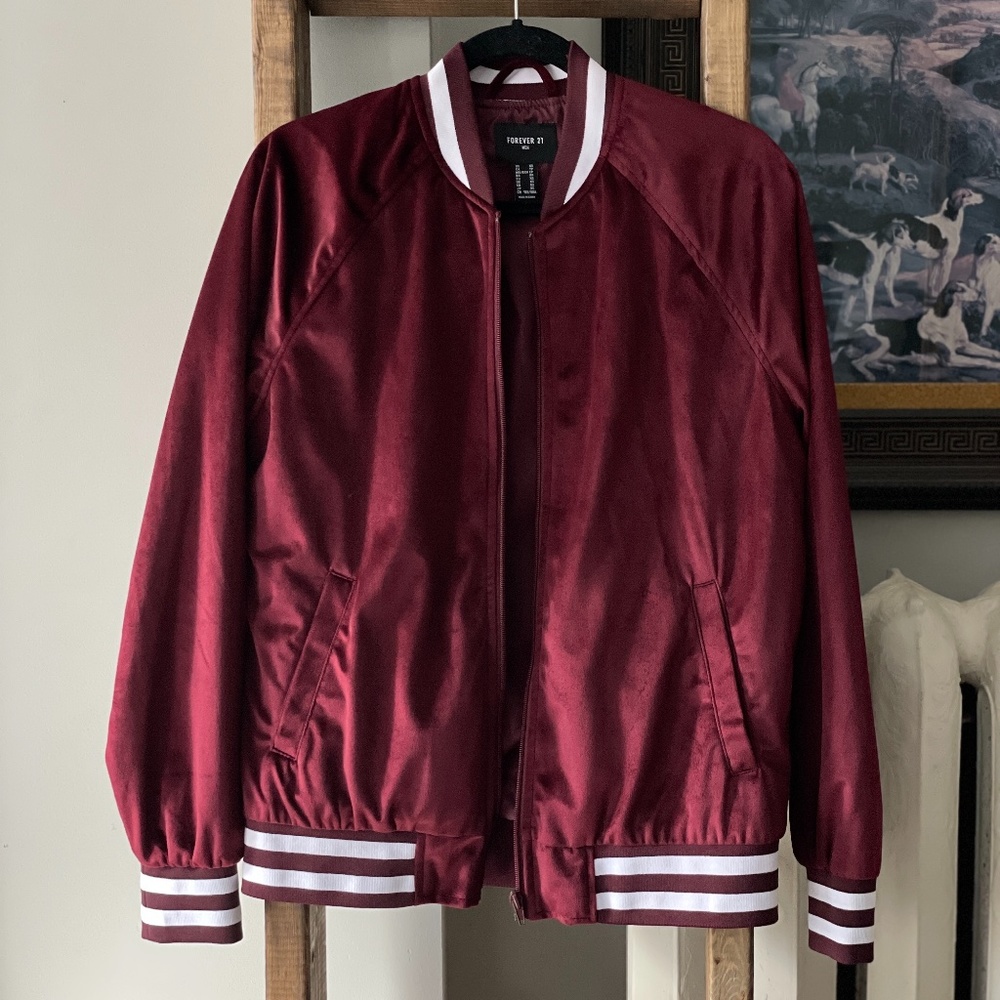 Burgundy bomber
